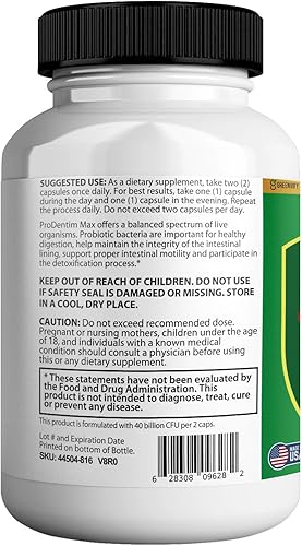 Miniatura 3 de Dentatix Max Pro para la salud de las encías y los dientes y el aliento fresco, 40 mil millones de UFC Probióticos orales avanzados para el mal