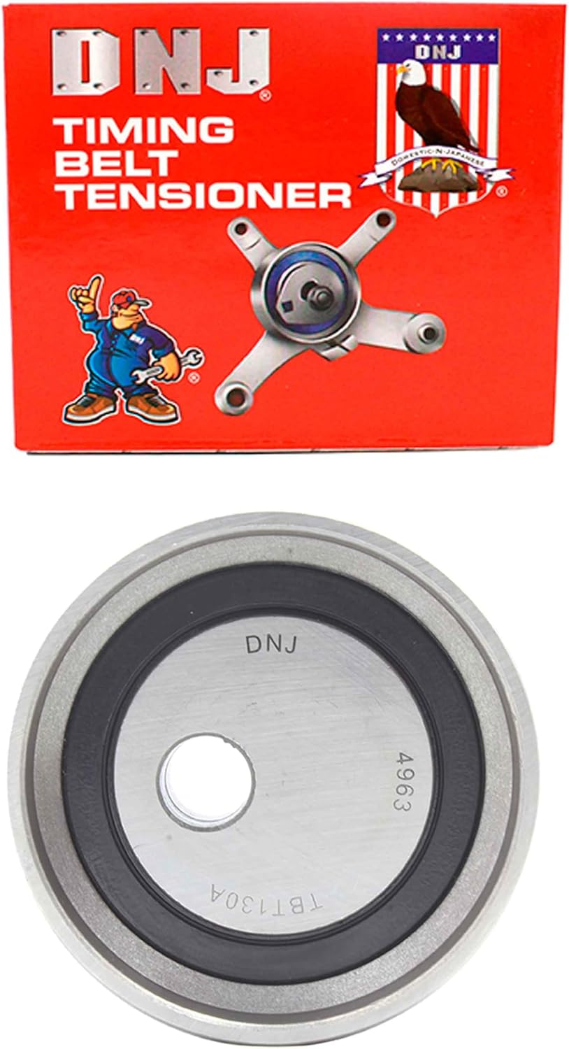 DNJ TBT130A Timing Belt Tensioner Bearings For 91-12 Dodge, Kia, Chrysler, Hyundai, Mitsubishi, Sedona, Sorento, Amanti, Cirrus, Sebring, Avenger, Straus, Diamante, 2.5L-3.8L V6