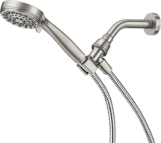 Moen 20091SRN Pommeau de douche à main 5 réglages en nickel brossé résistant aux taches, 2,5 GPM