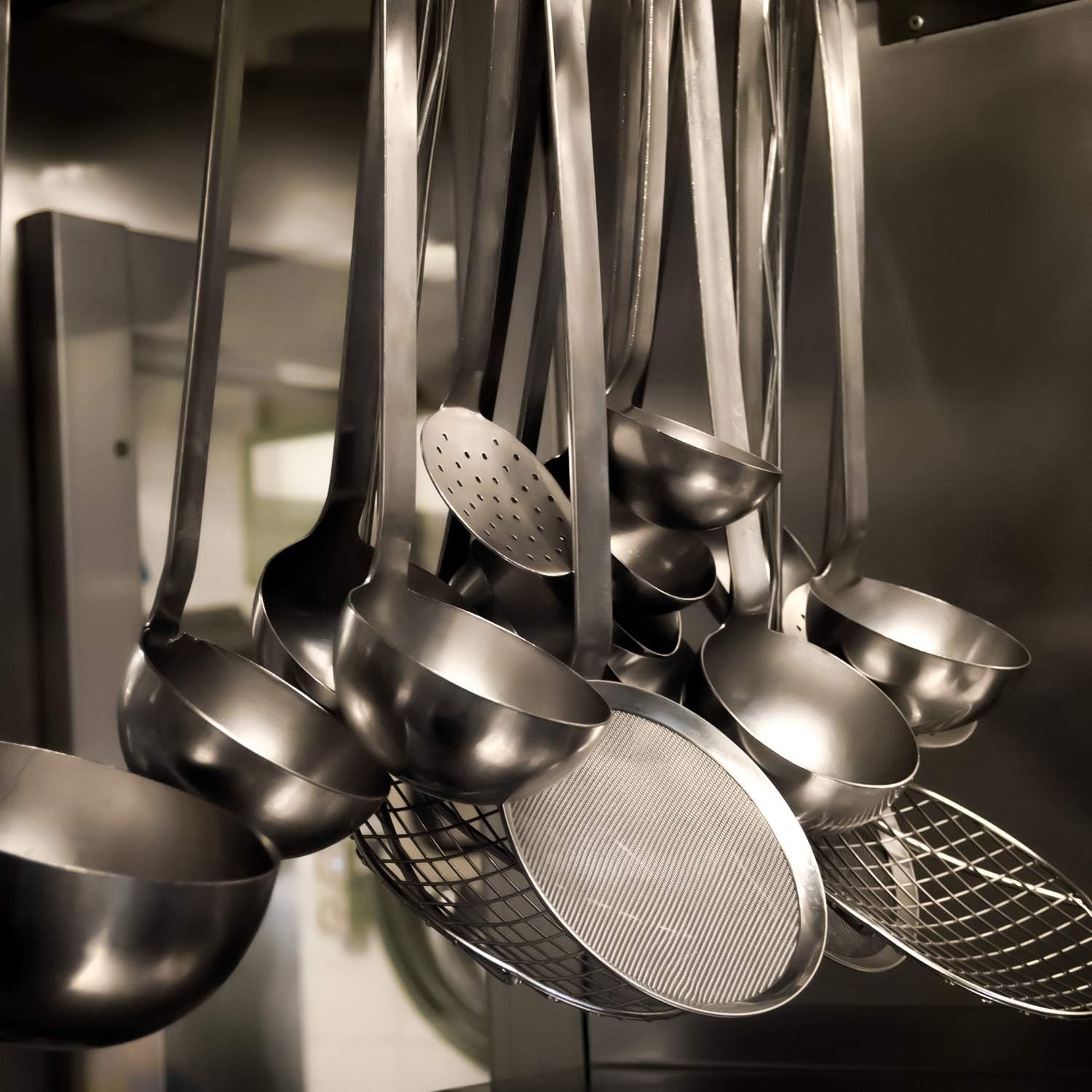 PIAZZA 150114 18/10 Stainless Steel Skimmer, 50, 5 cm Length, 14 cm Diameter, Multicolor, diametre