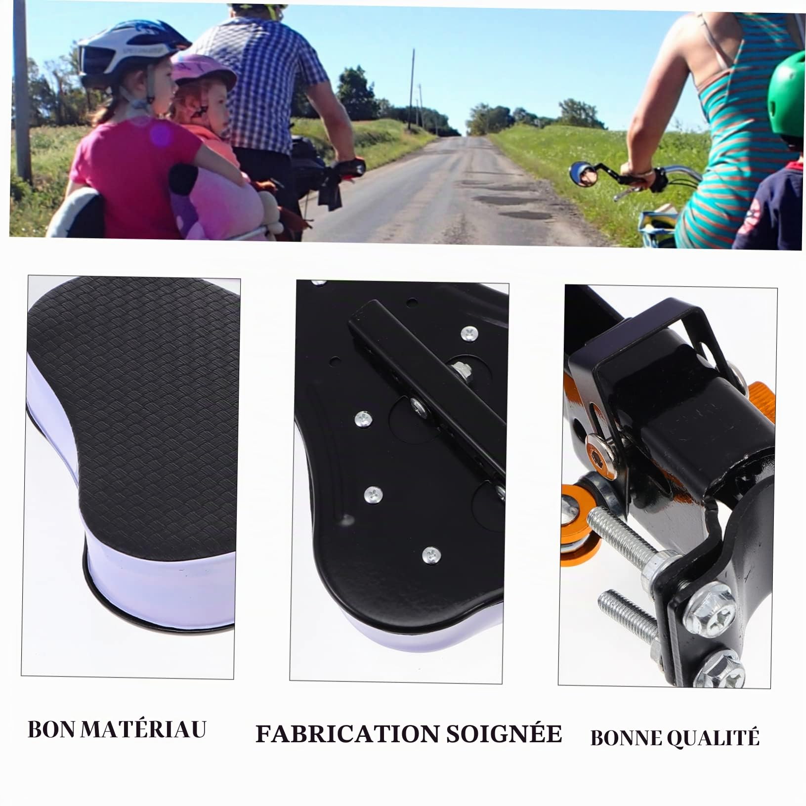 Hemobllo 1 Ensemble de des Enfants Confortable Ergonomique Selle Selle de vélo électrique pour Enfants vélos électriques pour vélos électriques éponge
