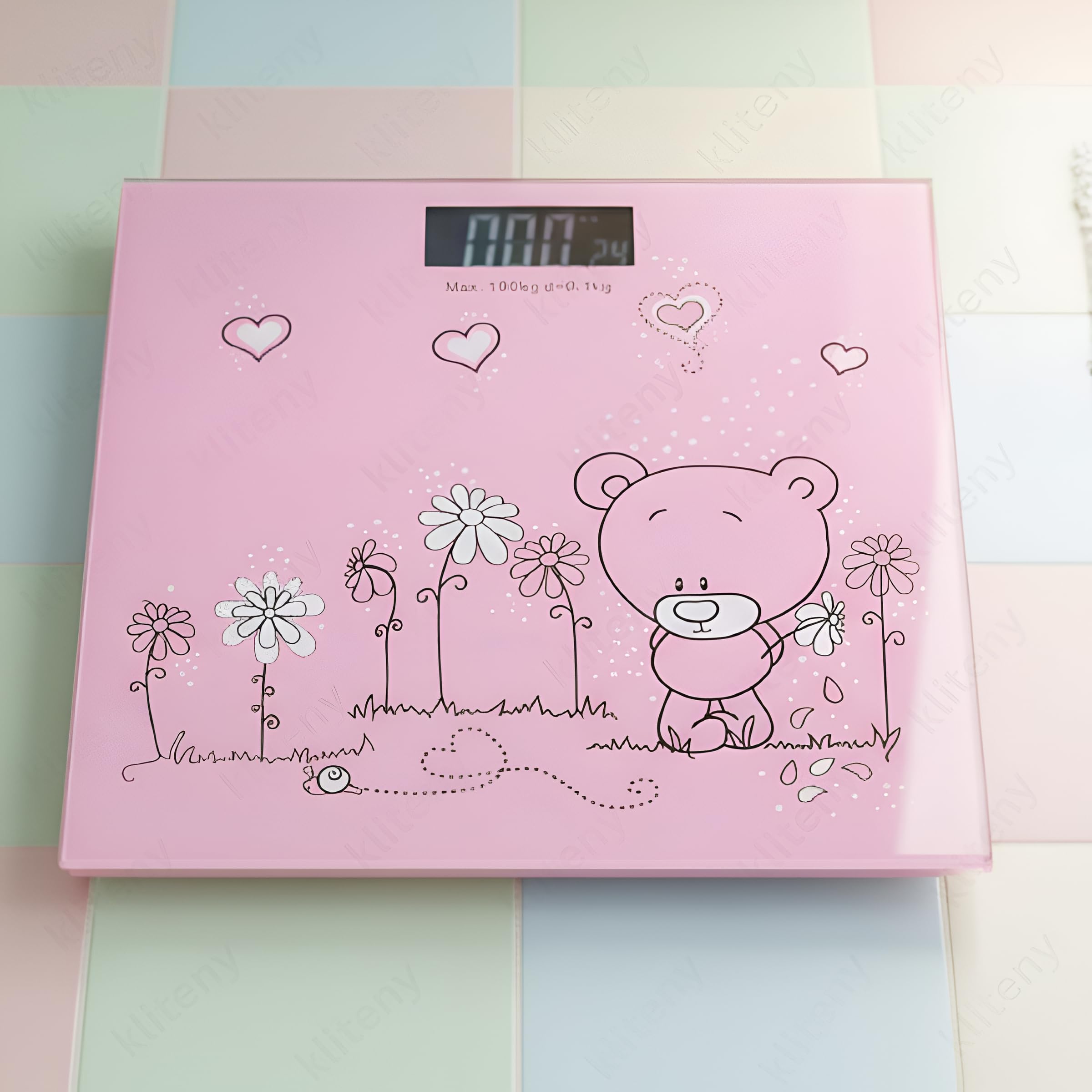 Bathroom Weight Machine Body Weighing Scale Digital LCD & Weight Scale Healthcare Measurement Device Up to 180 kg (Multi Colour)-image-24