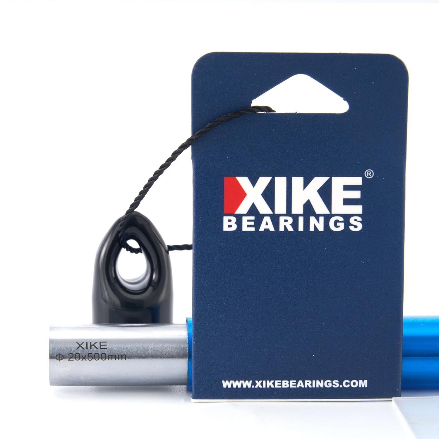 XiKe 2PCS 20mm x 500mm Steel Rod Case Hardened Chrome Plated Linear Motion Rods Linear Rail Rod Shaft - Metric H8 Tolerance