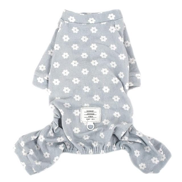 Foto 3 de 8 de Zunea Pijama para Perros Perros Gatos Cachorro Ropa de algodón con diseño de Margaritas y Flores