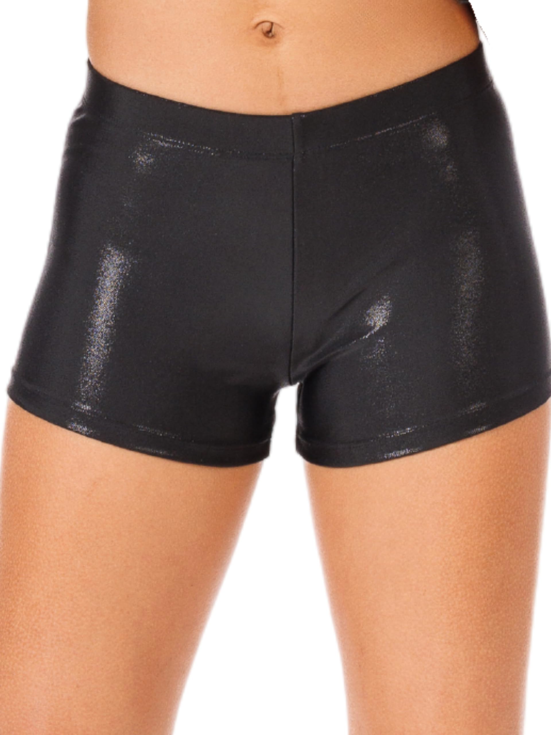 IKAANYA Girls or Women Snug Fit Micro Shorts for Gymnastics, Dance, Sports or Fitness-picture-26