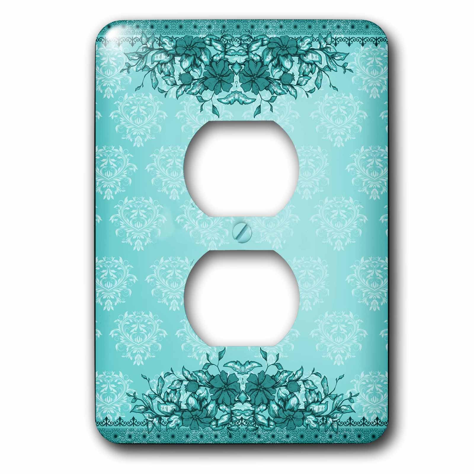 Jolie Tournesque Fleur cache-prise double 3dRose lsp_78320_6 pour déco murale