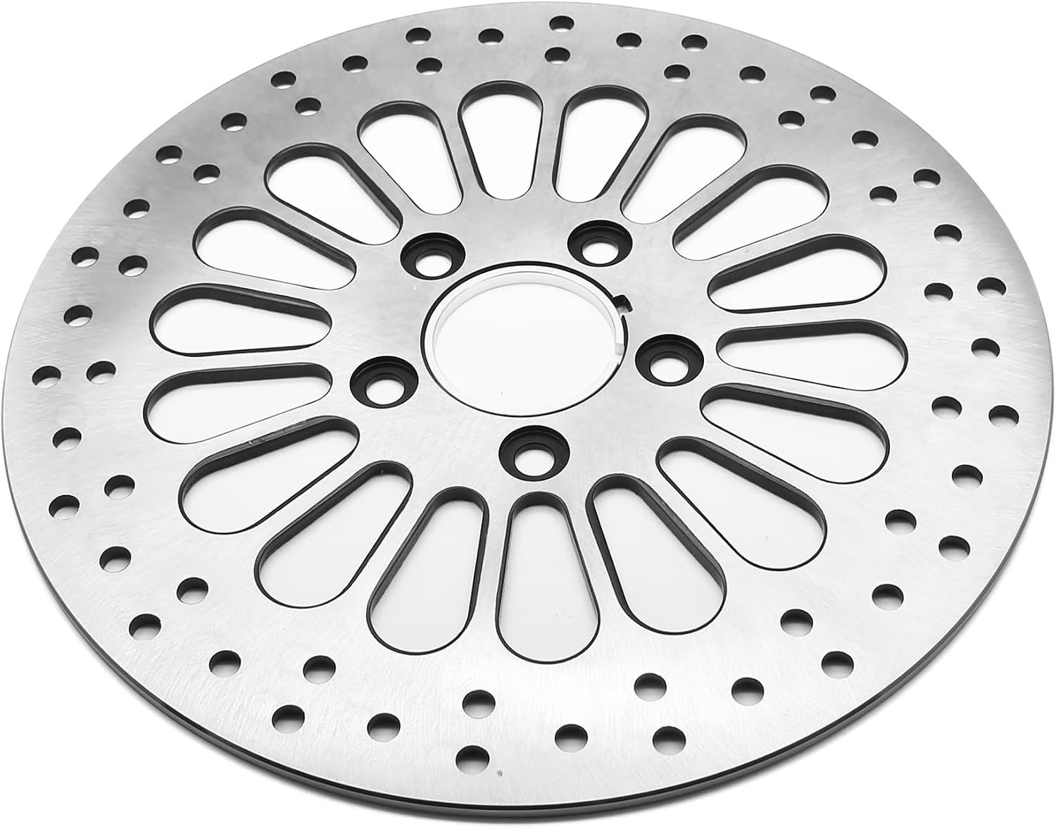 MZS Motorcycle Brake Disc Rotor, 11.5" Rear Rotor Accessories Compatible with Touring Models 84-07 / Sportster 84-13 / Softail 84-20 / Dyna 91-17 / Super Glide 84-91 / Road King 00-07