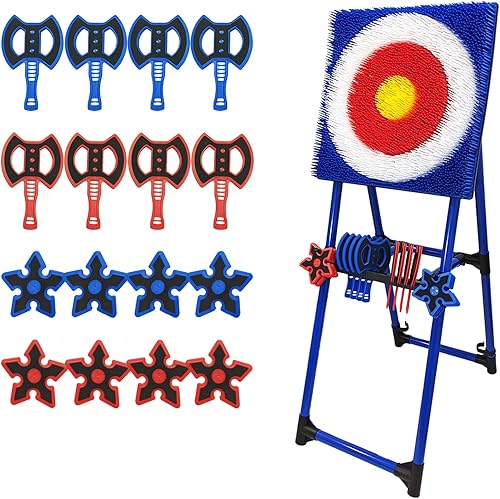 Juego de hacha de lanzamiento, juego de lanzamiento de hacha para patio trasero, lanzar estrellas, juego de lanzamiento de hacha para adultos,