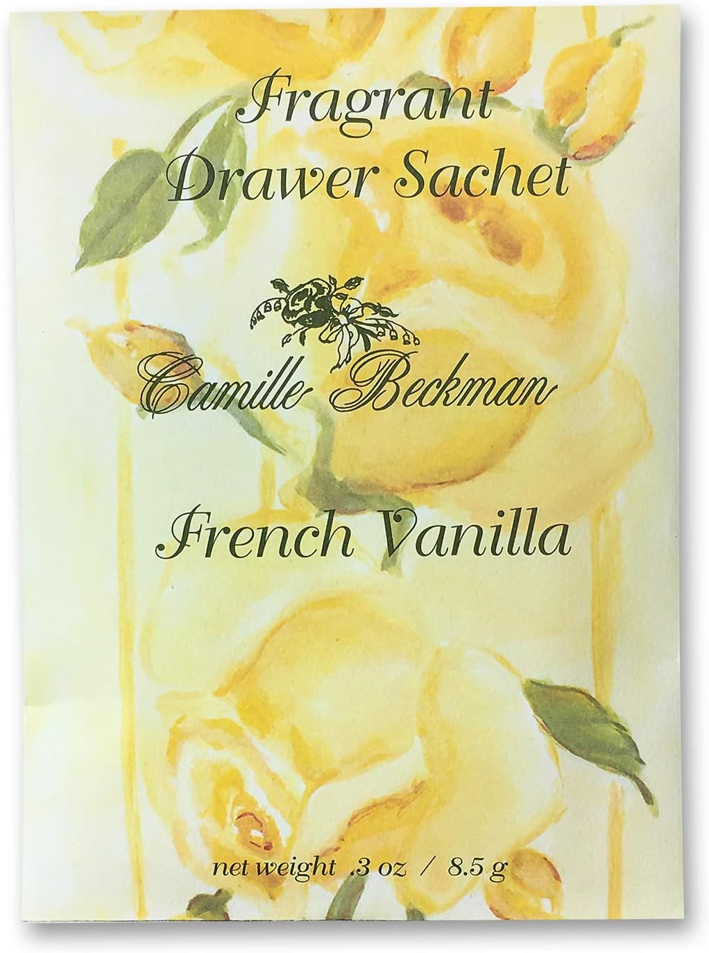 Camille BeckmanPremium Fragrant Drawer Sachet, French Vanilla, 0.3 Ounce (3 Pack)