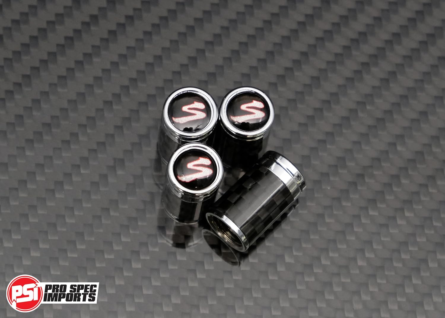Carbon 3pc Supra Combo! Tire Valve stem caps + Keychain + Lanyard - for Toyota Supra GR A90 A91 (MK5), JZA80 (Mk4), A70 (Mk3), A60, Accessories Gift