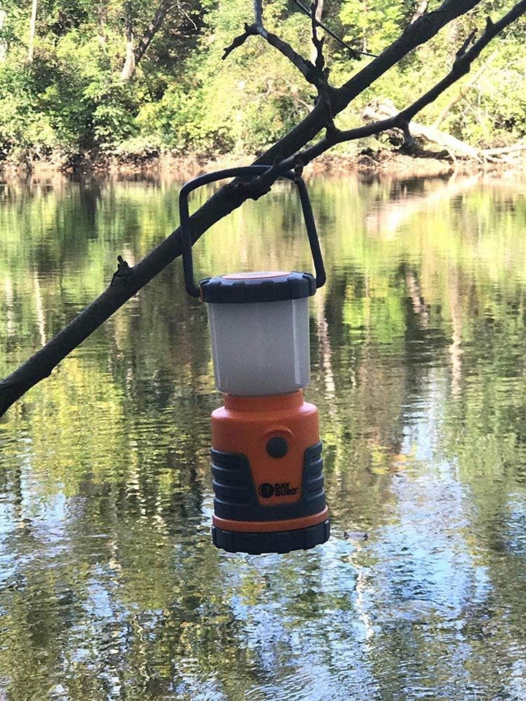 UST 30-DAY Duro LED Portable 700 Lumen Lantern with Lifetime LED Bulbs and Hook for Camping, Hiking, Emergency and Outdoor Survival, Orange : Sports & Outdoors