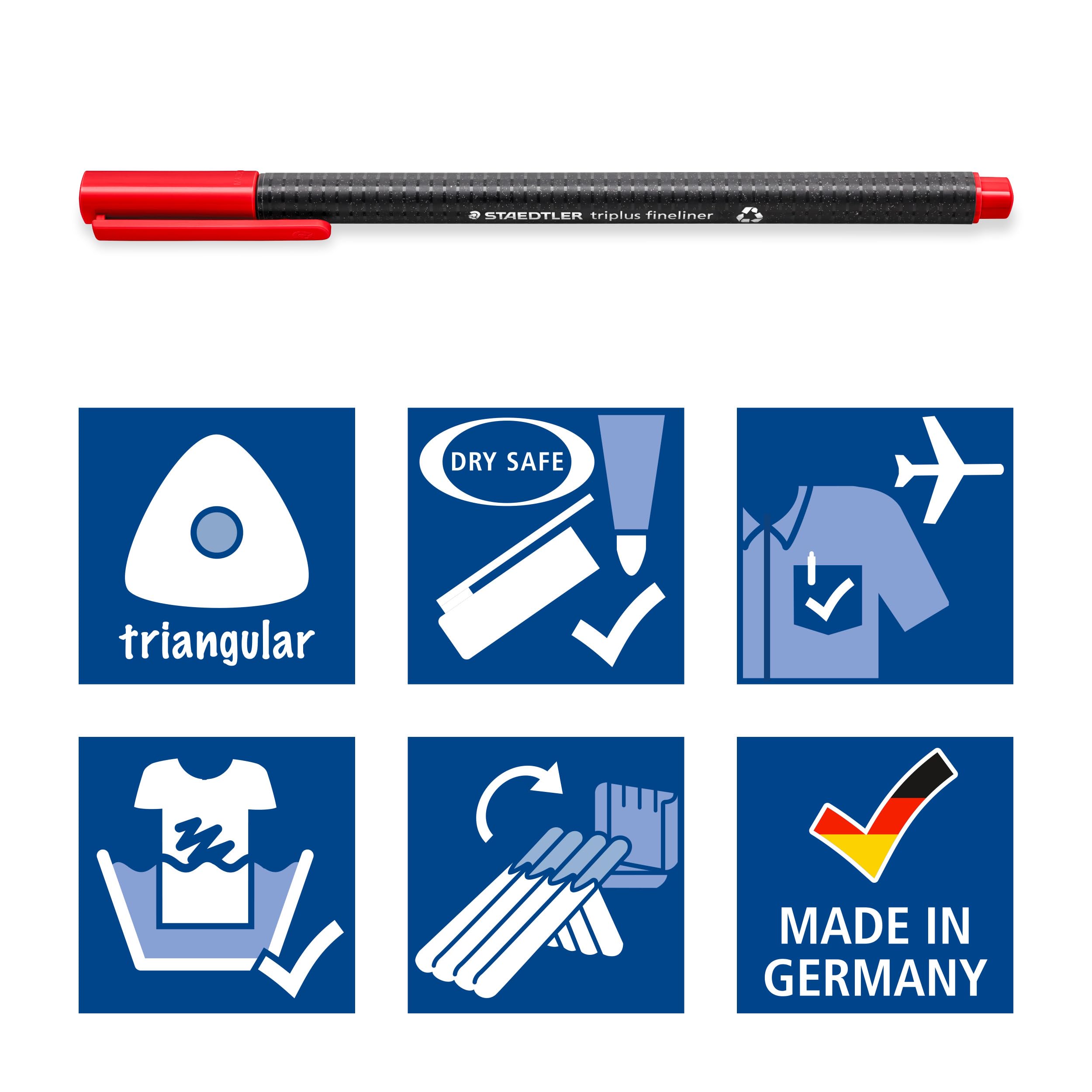 STAEDTLER Fineliner Pens - Design Journey - for Adult Colouring - 40 Assorted Colours - Pack of 40, 334 C40-C - Image 3