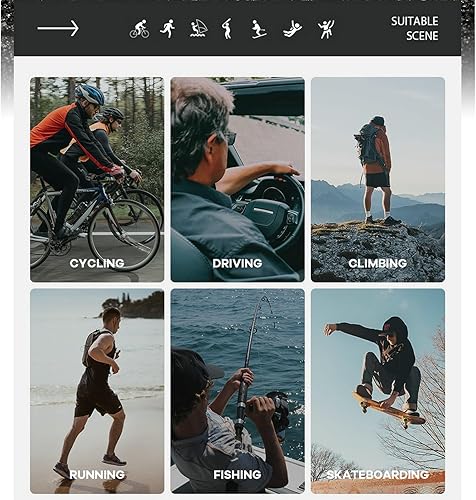 Miniatura 8 de Gafas de sol de ciclismo UV400 al aire libre para hombres, mujeres, adultos, jóvenes, niños y niñas, béisbol y softbol