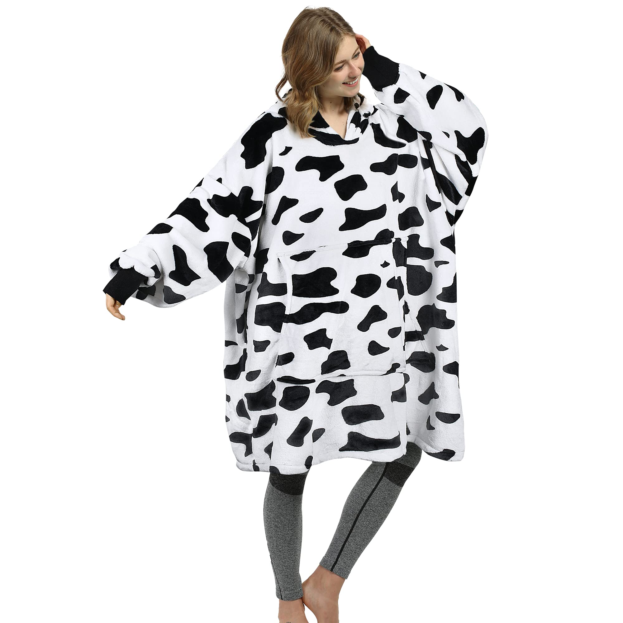 Catalonia boys Hoodie Sweatshirt Kids Oversized Blanket Sweatshirt, Sherpa Fleece Hoodie, Super Soft Warm Comfortable Pullover with Large Front Pocket for Boys Girls Teens (7-13 yr)