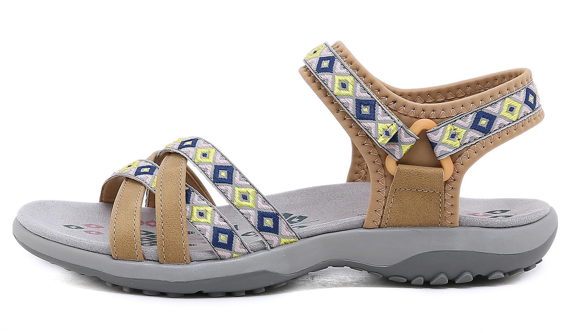 Meik Mangni Sandalias Deportivas Mujer Sandalias de Punta Descubierta Verano Sandalia de Trekking Casuales Antideslizantes Sandalias de Playa Tamaño:36-41 EU