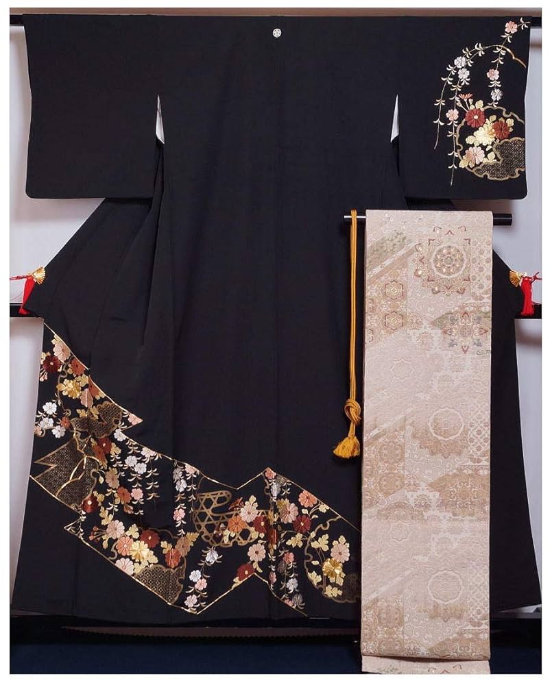 【丸に梅鉢】喪服着物夏冬セットと雨コート　しつけついたまま 衿付喪服夏冬14点セット