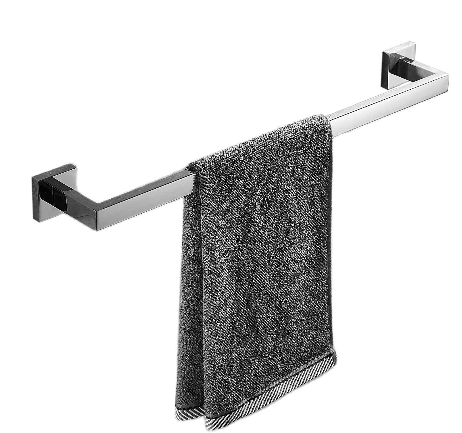 PORTA ASCIUGAMANI ASTA SUPPORTO 40CM BAGNO DA MURO ASCIUGA MANO - Foto 6