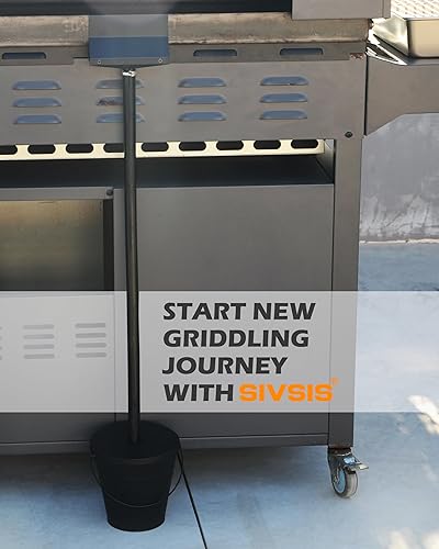 Miniatura 6 de Rear Grease Drainage System for Blackstone Griddle, Equipped with Drip Grease Bucket WLid, Enclosed Grease Catcher Funnel and Grease Trap, 12-Pack