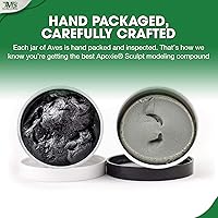 Vista 3 de Aves Apoxie Sculpt - Compuesto de modelado de 2 partes (A y B) – 4 libras, Apoxie Sculpt para esculpir, modelar, rellenar, reparar, fácil de usar