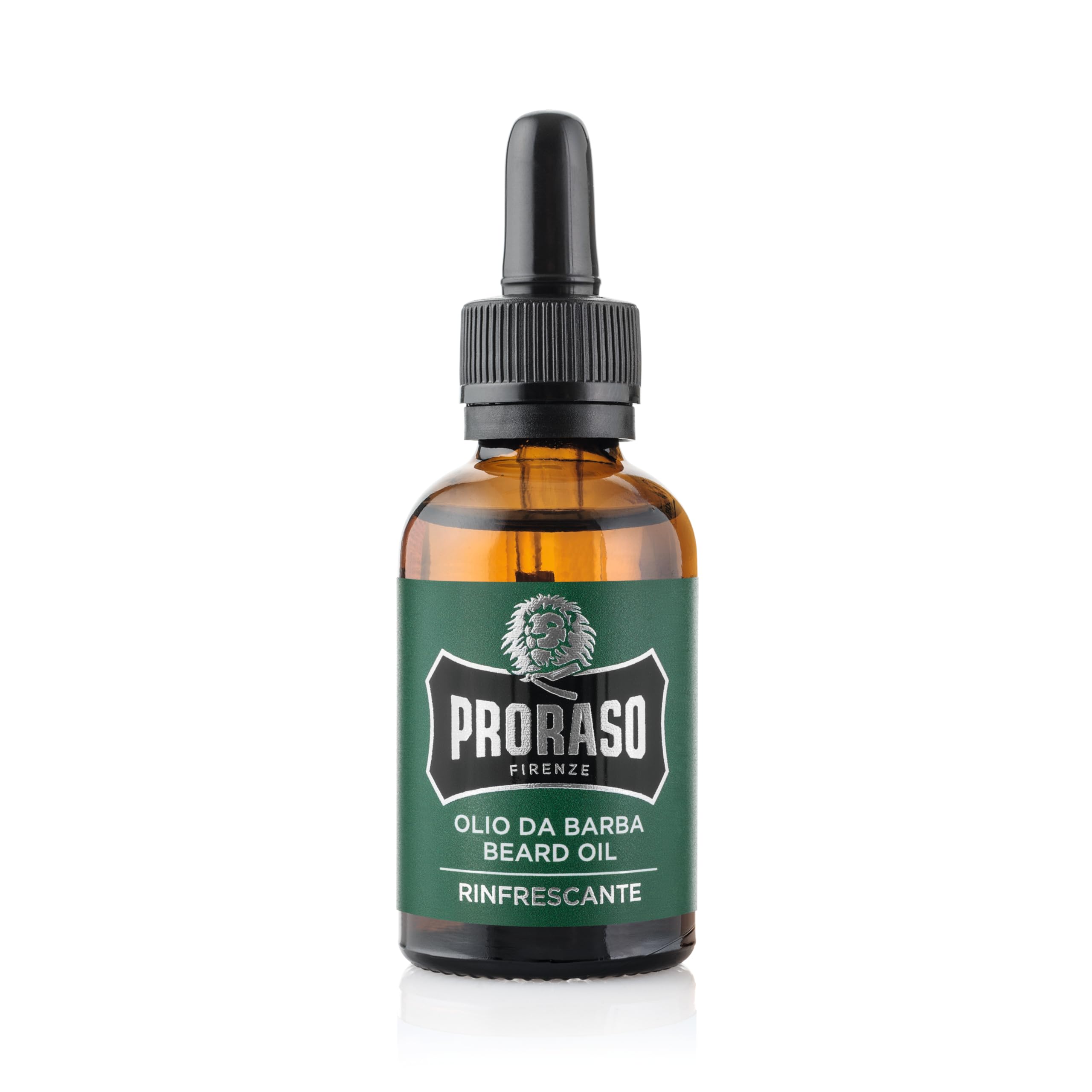 Proraso Set barba uomo Rinfrescante, Set ideale come regalo uomo contenente Shampoo da 200 ml, Olio 30 ml e Balsamo per la barba da 100 ml, Made in Italy