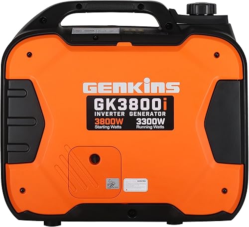 Miniatura 7 de Generador de inversor portátil de 3800 vatios ultra silencioso listo para caravana de emergencia, recreación de respaldo, etc. Alimentado a gas,