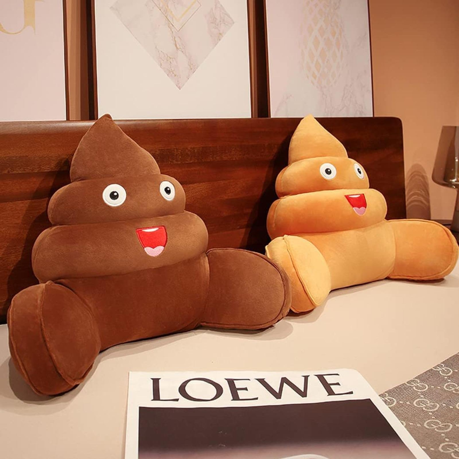 Amazon｜うんちクッションフロア 置くだけ 背もたれ 椅子 面白い