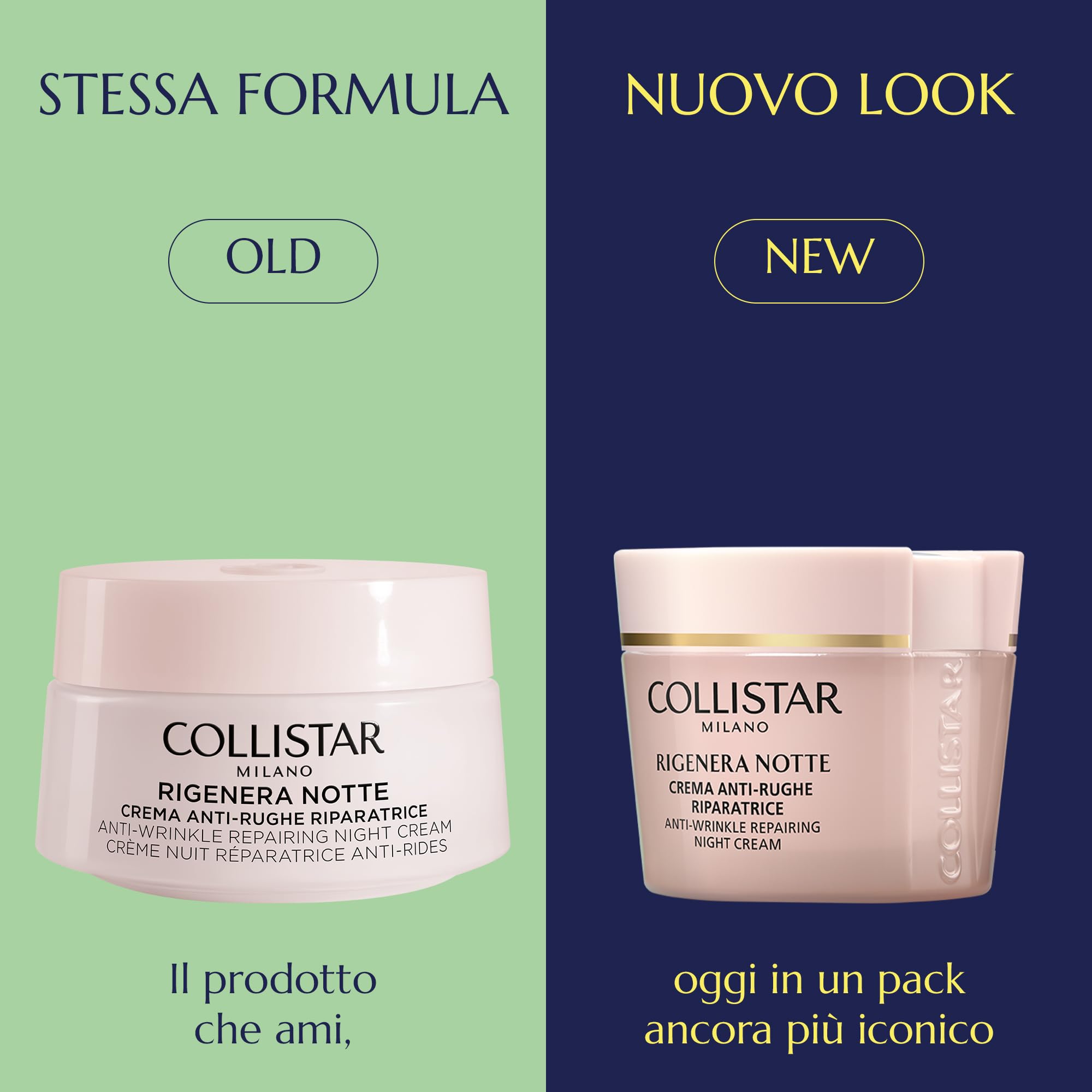 Collistar Rigenera Notte Crema Anti-Rughe Riparatrice Viso e Collo 50ml