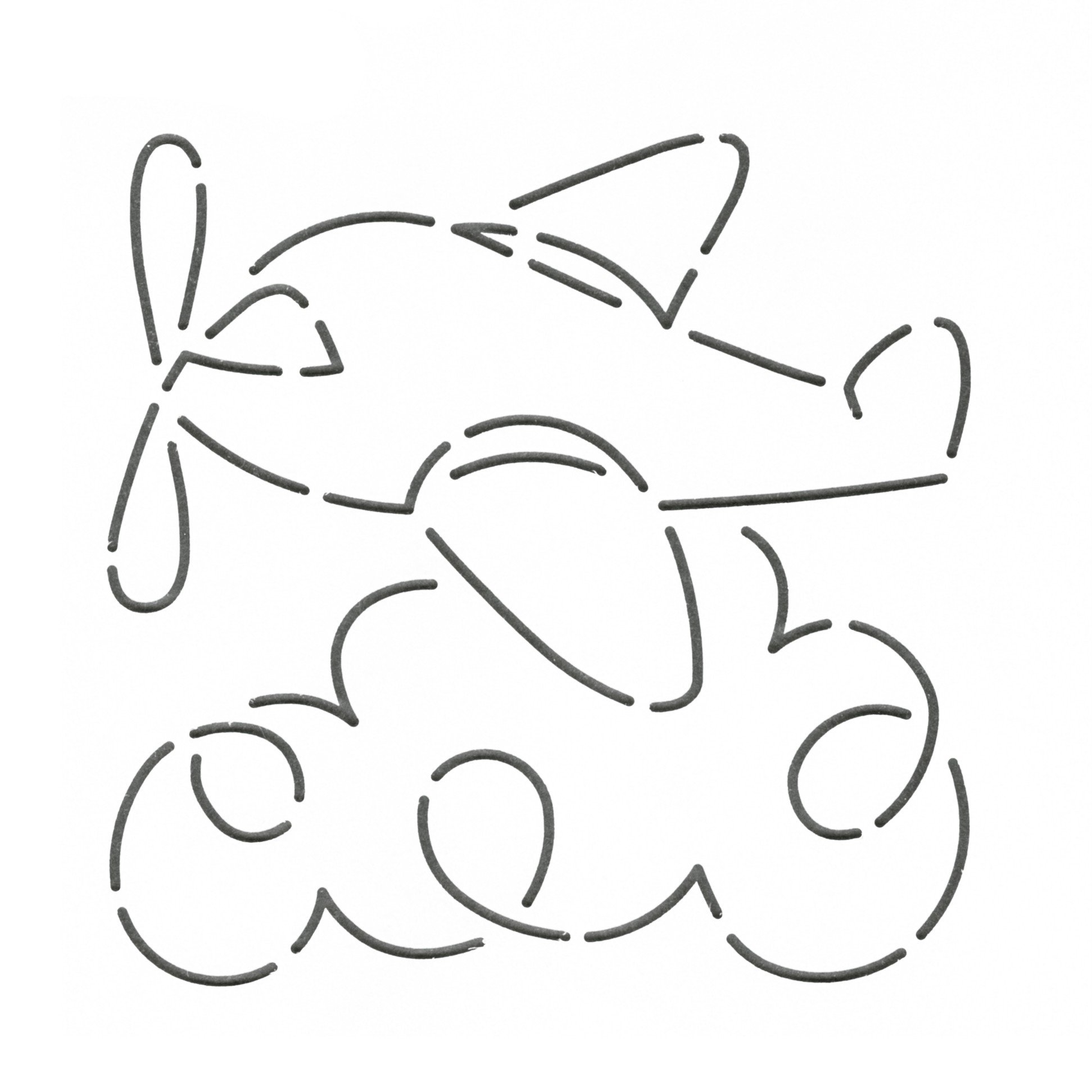 Quilting Creations Flying High Quilt Stencil