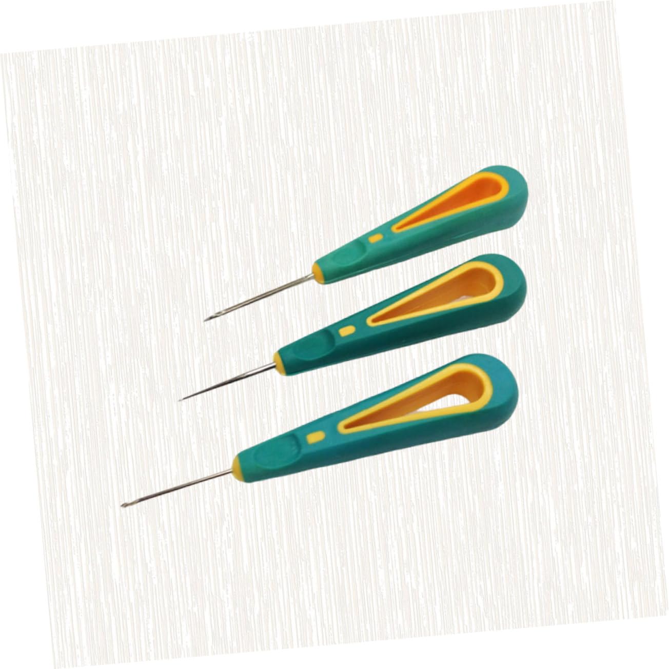 SHINEOFI 6pcs Craft Tool Kit Multifunctional Sewing Awl with Round Hole Straight Tip Hook Awls for Sewing Repairing Shoes Tents More for Home Craft