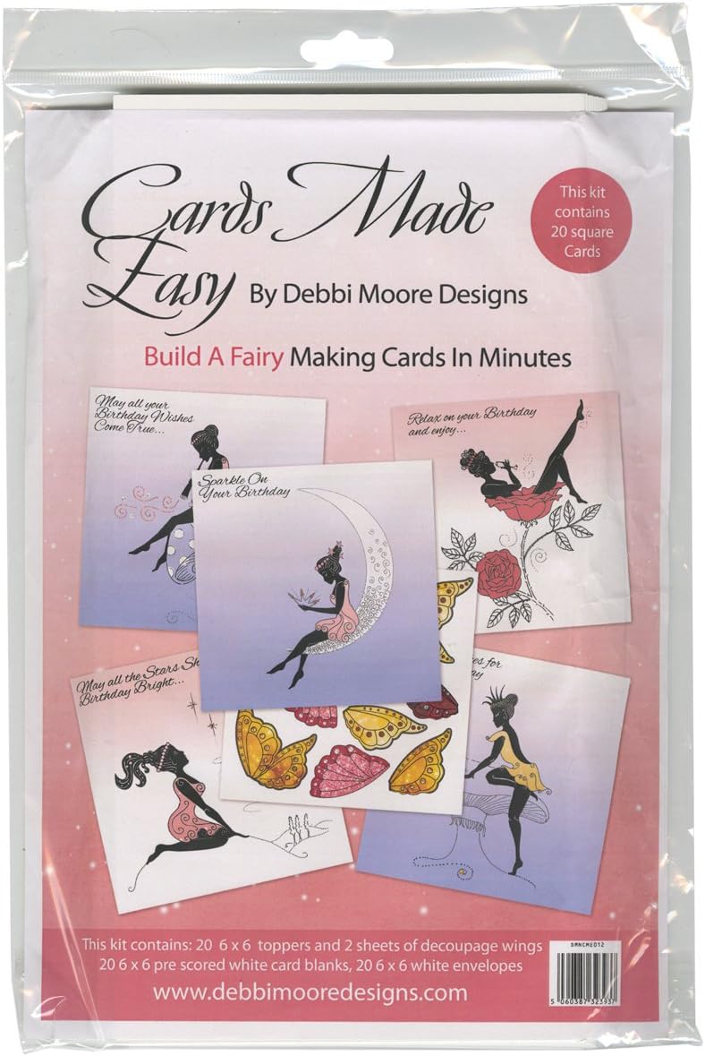 Debbi Moore Designs BLD Fairy -Enchanted Cards Kit