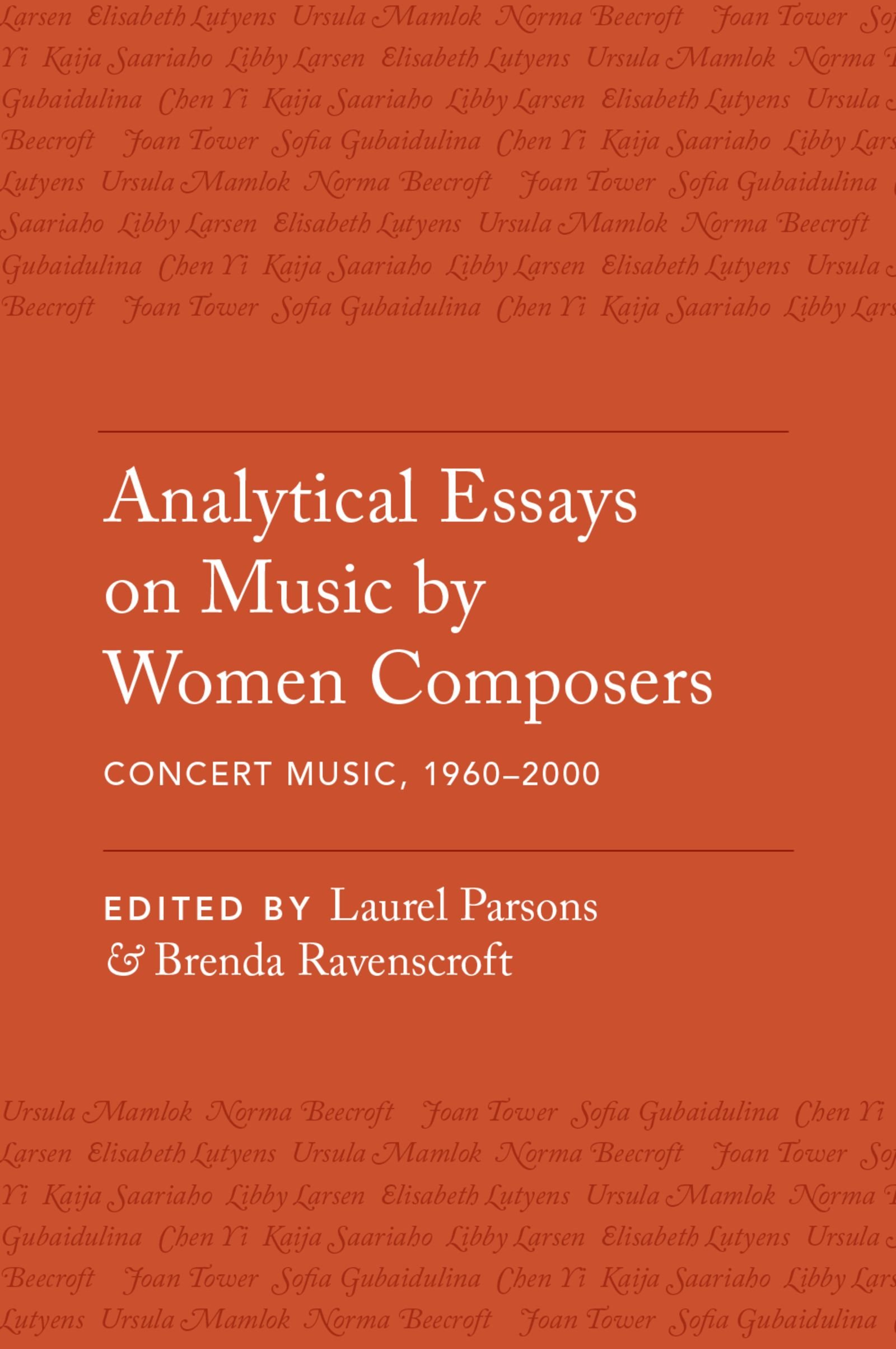 Essays on Music by Women Composers 1960-2000 : l'excellence de la recherche musicologique