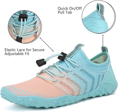 Miniatura 5 de Zapatos de agua WateLves para hombre y mujer, estilo pies descalzos, para playa, piscina, secado rápido, calcetines de agua, para piscina, surf,