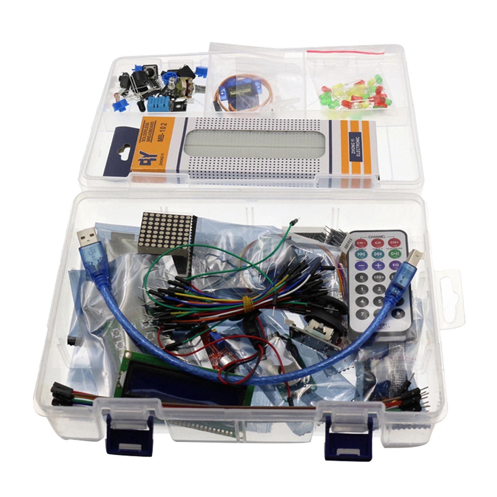 predolo mit Verschiedenen Elektronischen Modulen Super Pro Bauteilen Programmiermöglichkeiten Und Projektaufbau für Laborarbeit Heimstudium, Verbesserte Version