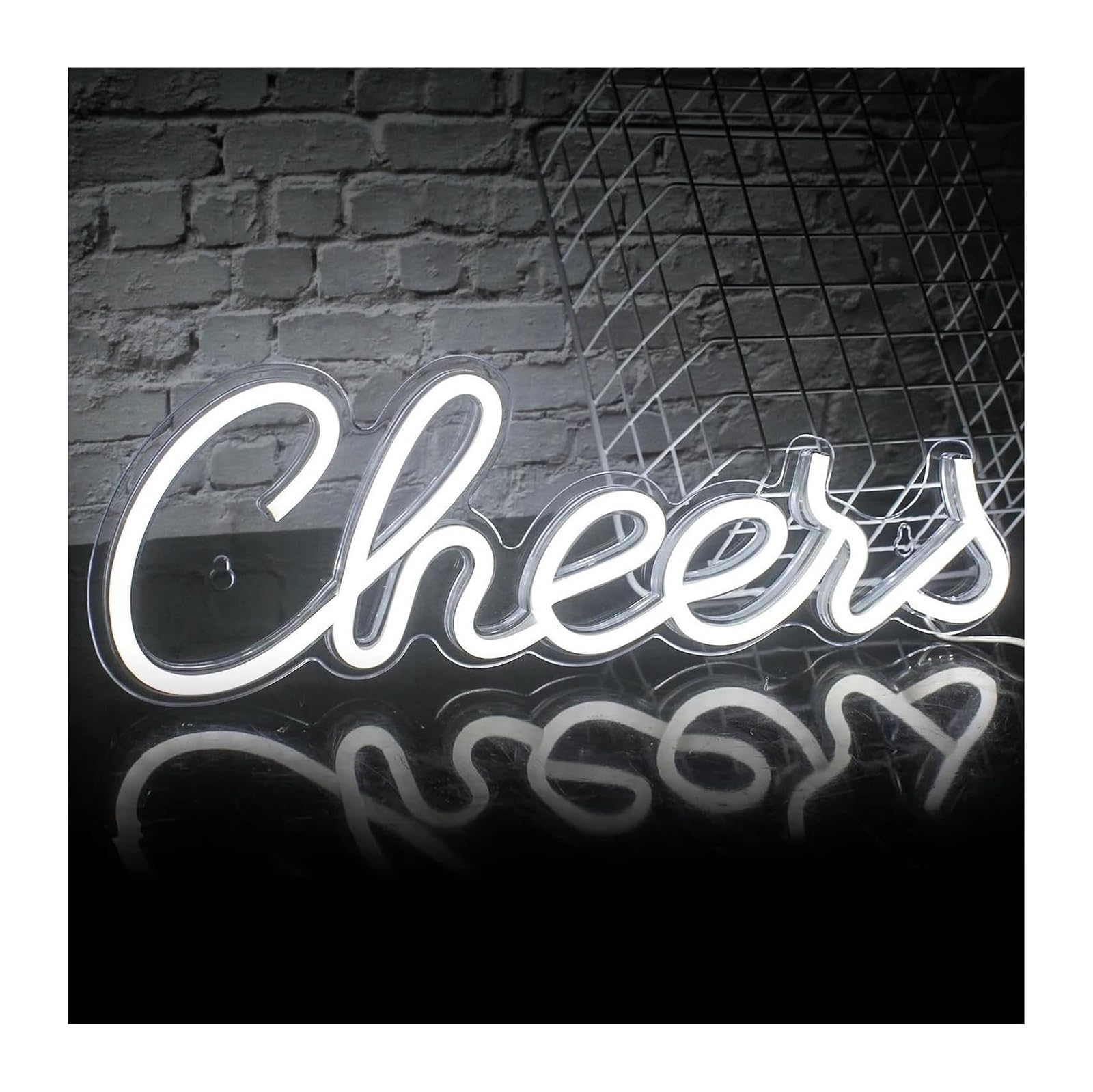 Neón Sign ¡Salud! Letrero de neón LED para decoración pared bar para fiesta cerveza hogar sala club regalo cumpleaños