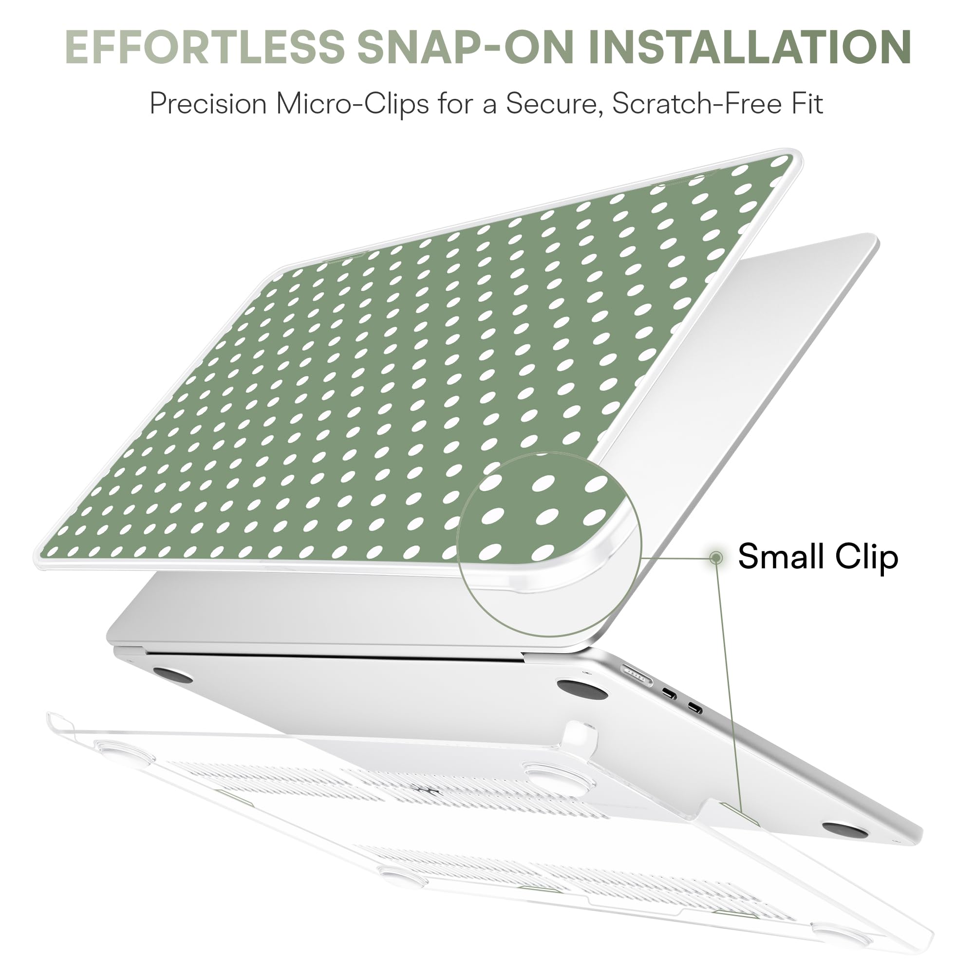 May Chen Custodia per MacBook Air M5/M4/M3/M2 da 33 cm Custodia 2026-2022