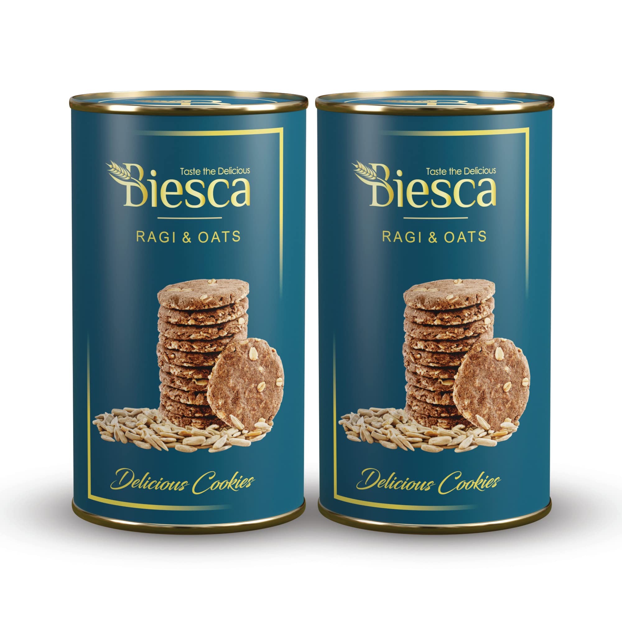 Biesca Ragi & Oats Cookies with Organic Ragi Flour, Jumbo Oats, Butter and Milk 180g each (Pack of 2), Delicious and Digestive Biscuits, Premium Handmade, No Maida, Healthy Snack (B0BS6VQ9L9) Amazon Price History, Amazon Price Tracker