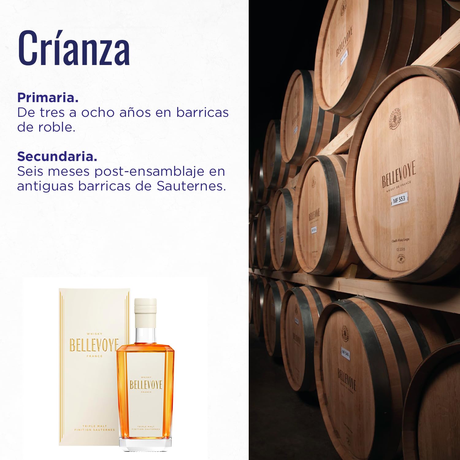 Bellevoye Whisky Blanc - 700 ml