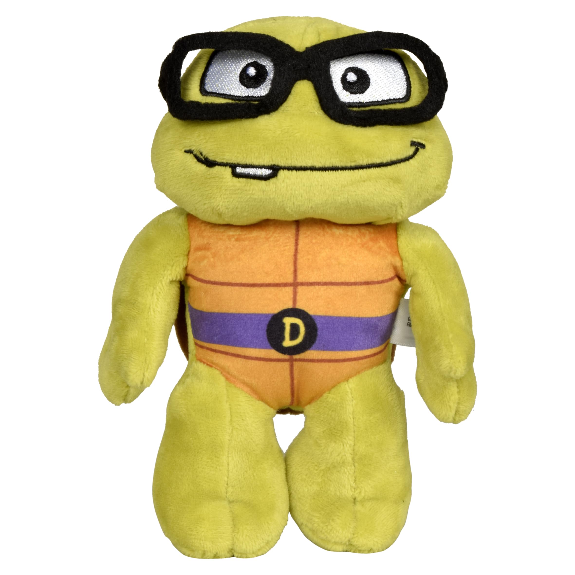 Teenage Mutant Ninja Turtles: Mutant Mayhem Donatello Toddler Plush. Collect all 4 Turtle Plush. Ideal present for TMNT Fans
