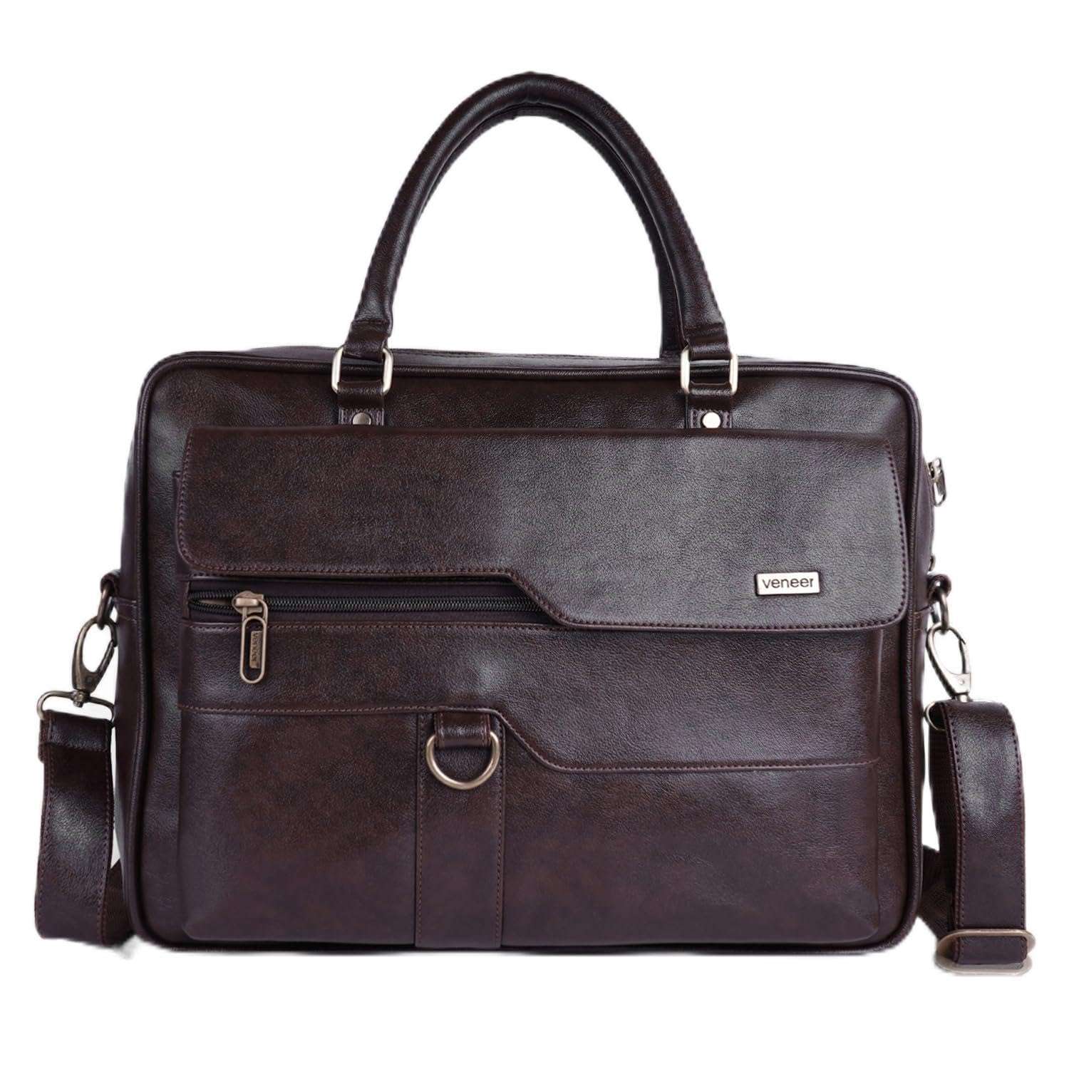 16 Inch Vigan Leather briefcases Laptop Messenger Bags for Men and Women Best Office School College Satchel Bag (MESSENGER-BAG-PRO)-image-23