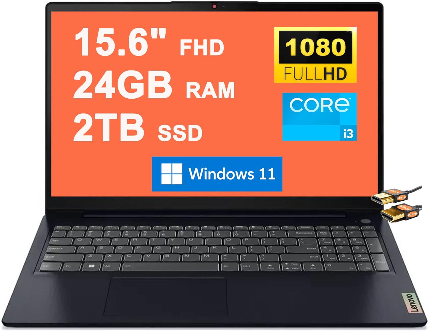 Lenovo IdeaPad 3i 15 Business Laptop 15.6" FHD Antiglare