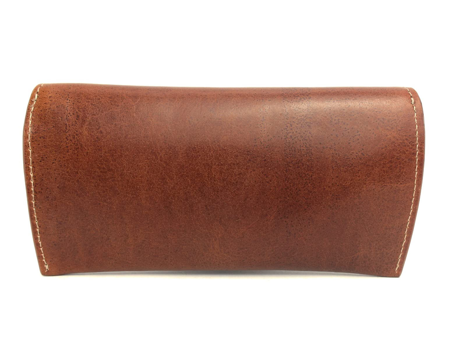 Generisch GIUDI ® - etui na okulary ze skóry bydlęcej, zapięcie na magnes orzechowy, orzech laskowy brązowy, jeden rozmiar