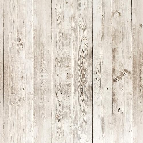 Miniatura 8 de MulYeeh Papel tapiz autoadhesivo de 17.7 x 236 pulgadas, papel tapiz de madera sintética con tablones de madera, extraíble, autoadhesivo, vintage,