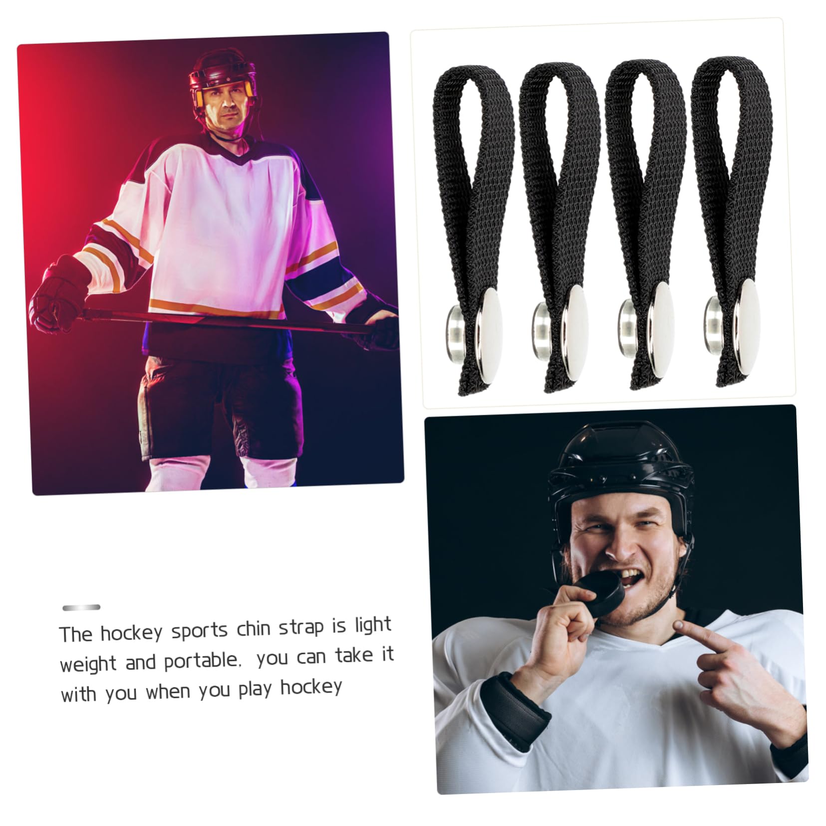 HONMEET Kinnriemen Für Ski- Und Hockeyhelme - Polyester Ersatzriemen | Einfache Montage