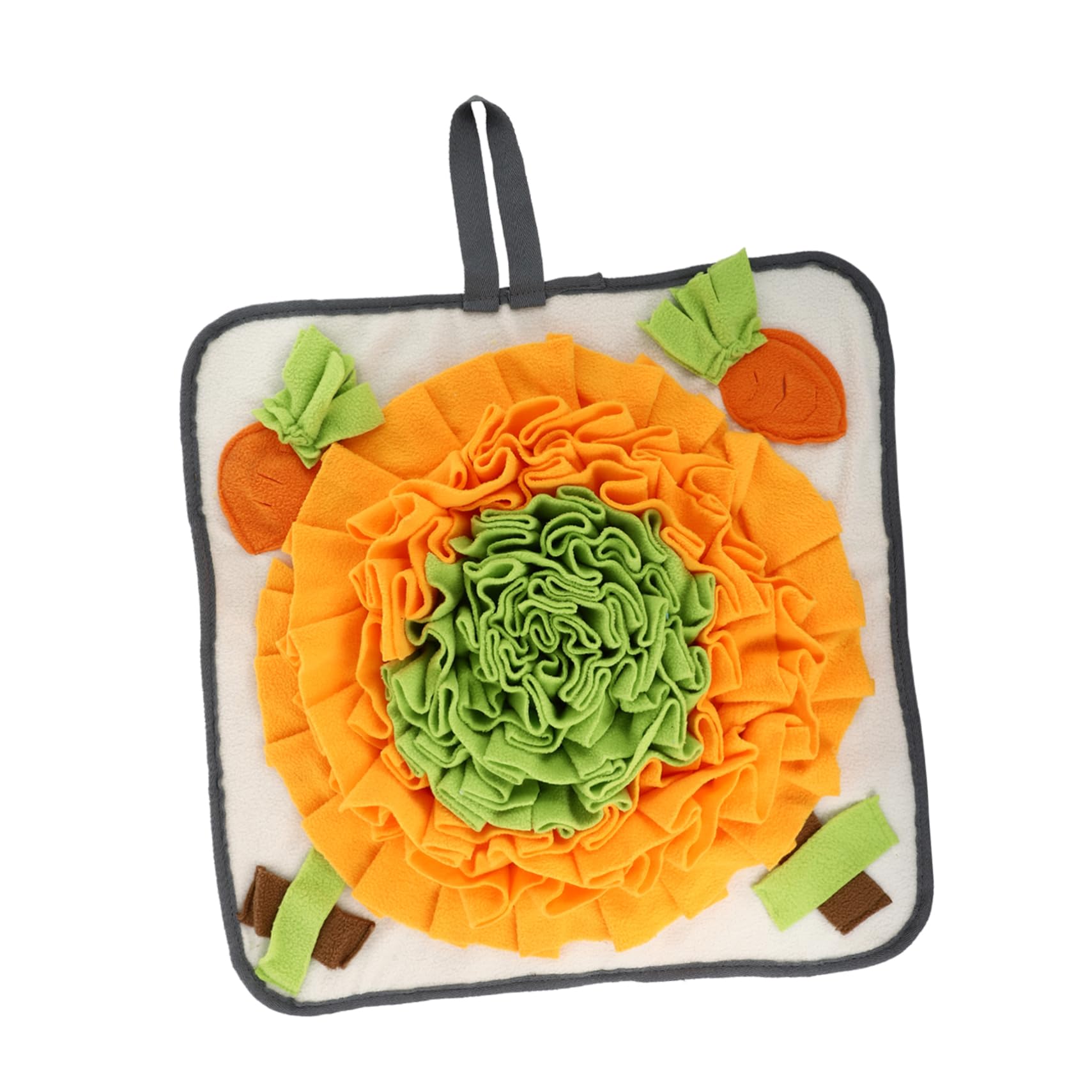 TOYANDONA Tappetino Olfattivo per Cane, Tappeto per Alimentazione Lenta Antistress, Tappeto per Gioco e Nascondimento di Cibo, Lavabile in Felpa Polare