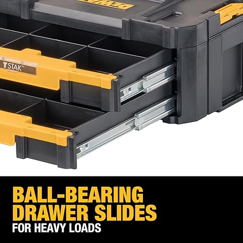 Miniatura 7 de DEWALT TSTAK Tool Storage Organizer with Double Drawers, Holds Up to 16.5 lbs. (DWST17804)