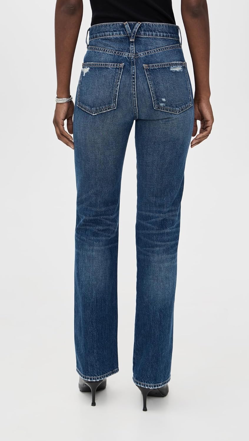 Veronica Beard Jean Women's Dylan High Rise Wide Leg Straight Jeans - Image 3