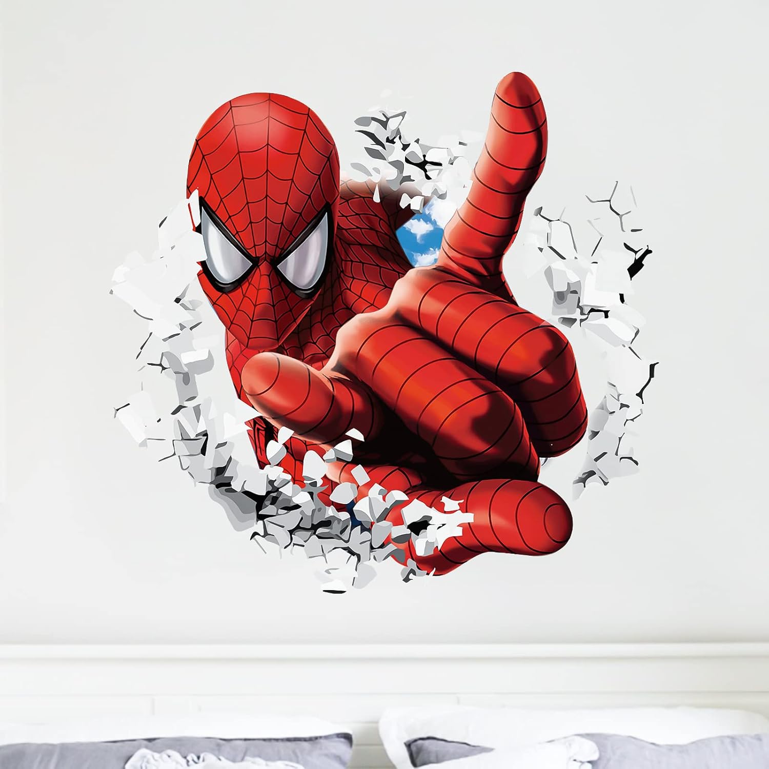 Kids Superhero Wall Stickers Hero Movie Wall Decal Mural