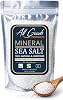 All Goods Products Mineral Coarse Grain Sea Salt, 16 oz Natural Salt from Mexico, Unrefined, Hand-Harvested, Loaded with 90+ Essential Minerals, Kosher, 30% Low Sodium.