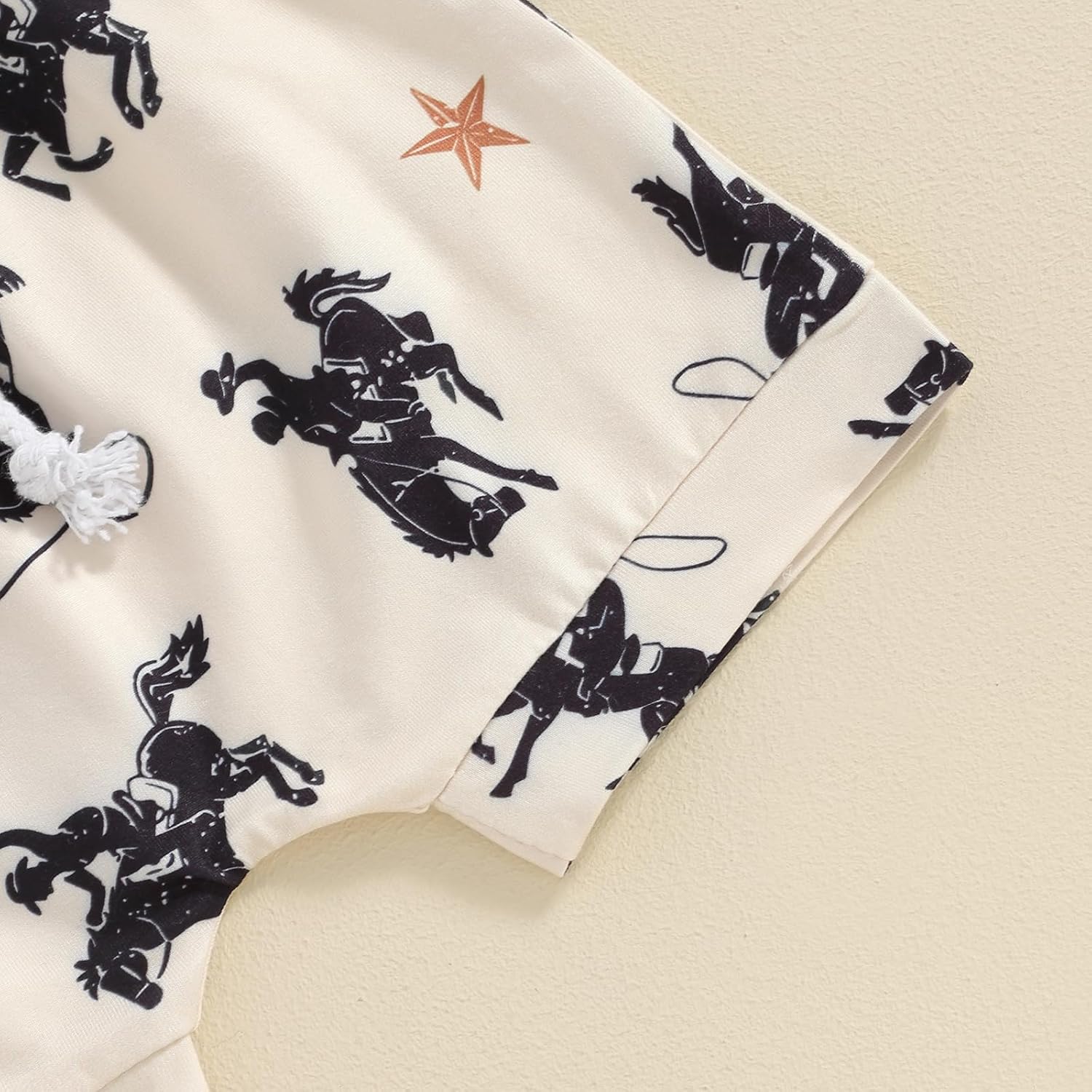 Western Baby Boy Clothes Highland Cow Farm Print T-shirt Casual Shorts Toddler Summer Country Cowboy Clothes Outfit - Image 7
