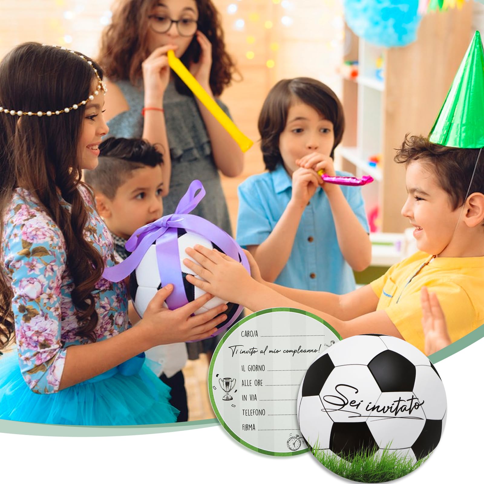 Geburtstagseinladungen Fußball – 32 Karten Für Die Kinderparty
